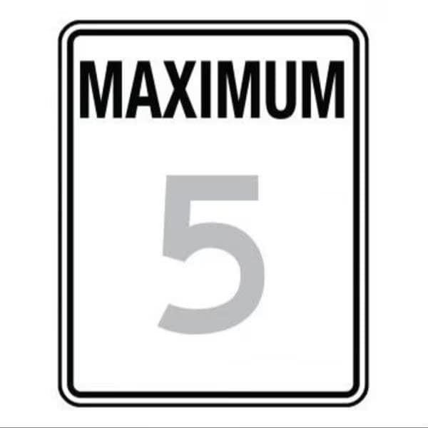 Accuform SPEED LIMIT SIGN MAXIMUM 30 in X FRR20430DP FRR20430DP - main